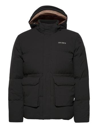 Maddox Down Jacket Black Les Deux