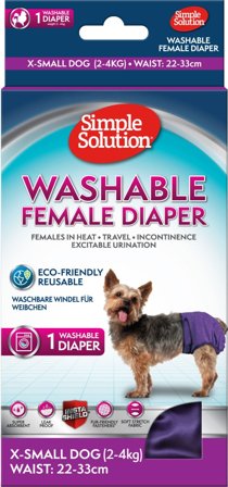 Simple Solution Washable Female Diaper nartun suoja, Extra Small