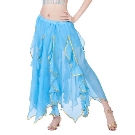 Dansande kjol Spansk kjol LAKE BLUE