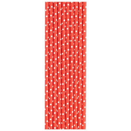 Sugrör Rödprickiga 10-pack