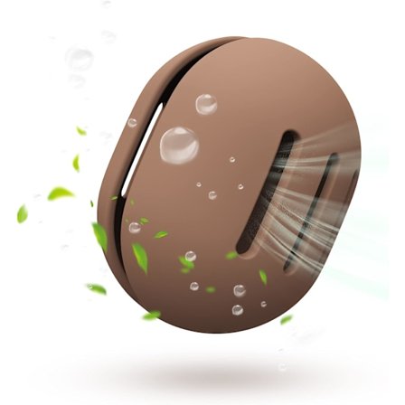 (Brun) Beauty blender, silikonebeholder, beauty blender stativ,