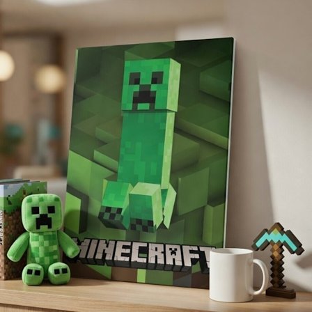 Minecraft Skilt - Creeper