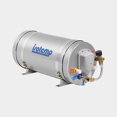 Calentador de agua para barco Isotemp Slim, 20 litros, 230 V, 750 W + kit de termostato mezclador