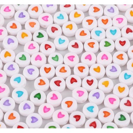 Diy Letter Runda 4*7mm Färgade Akryl Bokstavspärlor För Barn