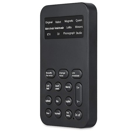 Äänimuunnin Käsikäyttöinen Mikrofoni Äänimuunnin Ääniefektien Monitoimilaite Puhelimeen/PS4:lle (S9)