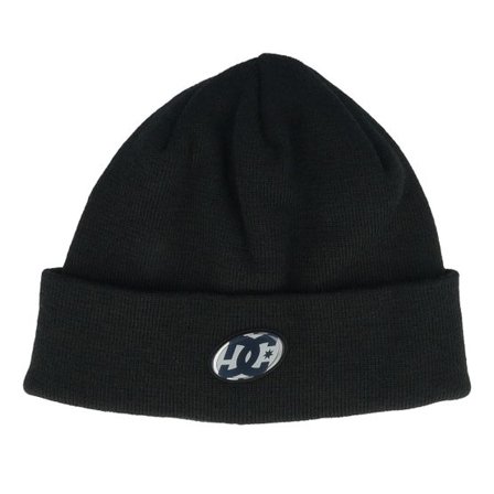 DC - Svart cuff Beanie - On The Bubble Beanie Black Cuff @ Hatstore