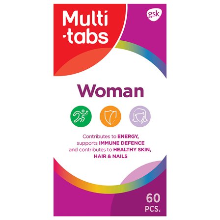 Multi-tabs Woman tabletter 60 stk, Helse & Madvarer, Kosttilskud, Kosttilskud Til Kvinder