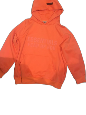Essentials Fear Of God Hoodie Coral/Orange S