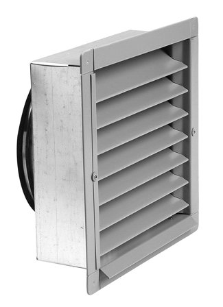 ABC Vent ABC-YG/GL Rister sinkgrå, med tilkoblingsboks Ø 160 mm, Ventilasjon