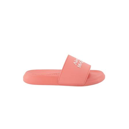 Alexander McQueen Sliders , Roze , Dames , Maat: 40 EU