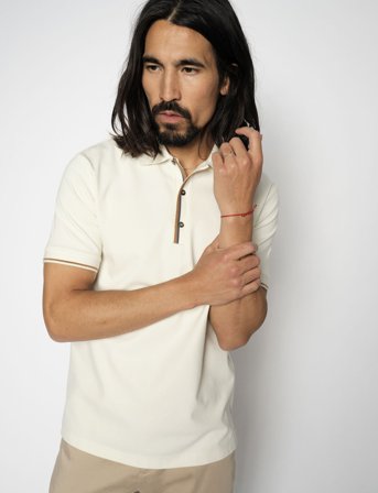 Mos Mosh Gallery Mmgharvey Polo Ss Tee - White - S