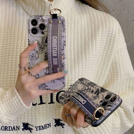 2 Silikonskal för iPhone 11 med handledsrem - Kompatibla med iPhone 11[YDE]