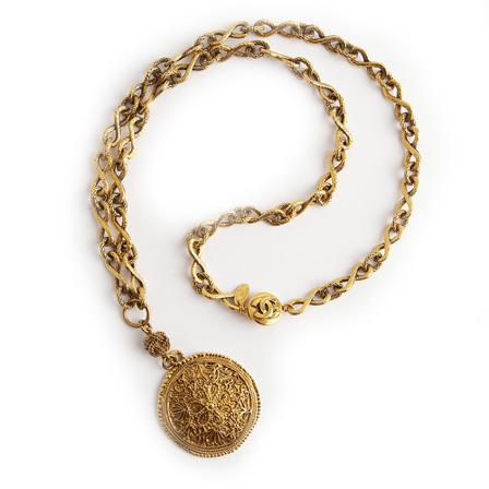 Chanel Vintage - Vintage Smycken - Gul - Dam - Storlek: One Size, Dam, Storlek: ONE SIZE