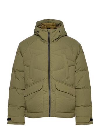 Big Baffle Down Jacket Green Adidas Performance