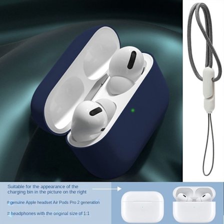Lanyard för airpodspro11 silikon mjukt hörlursfodral
