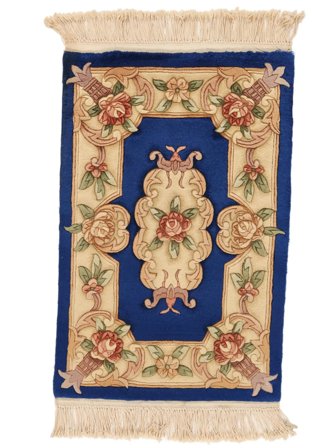 Hand Knotted China 90 Line Rug 60X90 Wool Brown/Orange Small