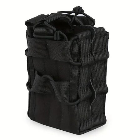 Tactical Molle 5,56 7,62 Enkel Dubbel Magasinficka M4 M16 AR15 G36 Mag Hölster EDC Outdoor Jaktväst Påsar Midjeväska