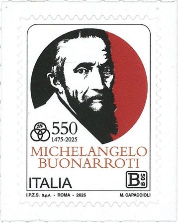 Italien - Michelangelo Buonarrot - Postfrisk frimærke