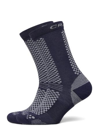 Warm Mid 2-Pack Sock Underwear Socks Regular Socks Harmaa Craft