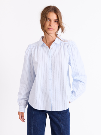 Jean Paul - Luelle bluse - Dame - Blå - Skjorter & Bluser - M