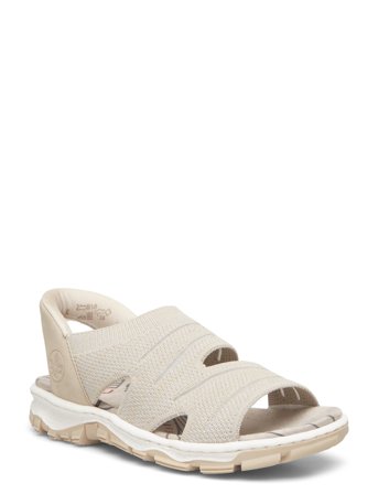 Rieker Rieker Ladies' Sandals 68895-64 Beige - Cream - 40
