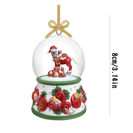 Ruotsalainen Hevosriippukoriste 2D Akryyli Hevoskoriste, 2025 Joulujuhlatarvikkeet (Pakkaus 1)[YJD]