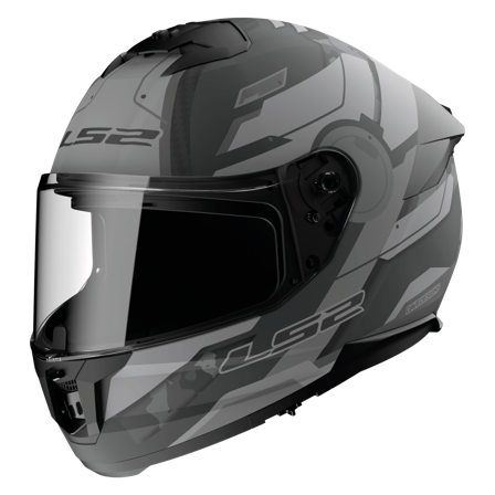 Casco Integral LS2 FF808 Stream II Shadow Titanio Gris Mate M