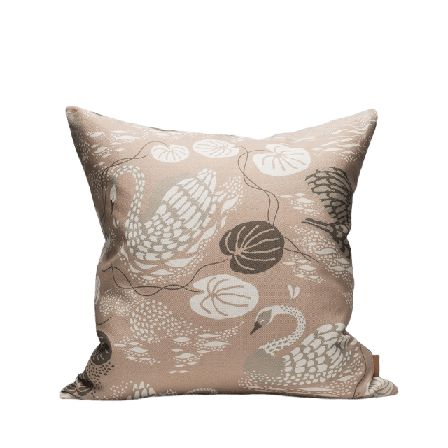 Littlephant Cushion Cover Noble Nymphs - Mustard Yellow 50x50cm Kuddar Unisex Rosa 50x50 cm