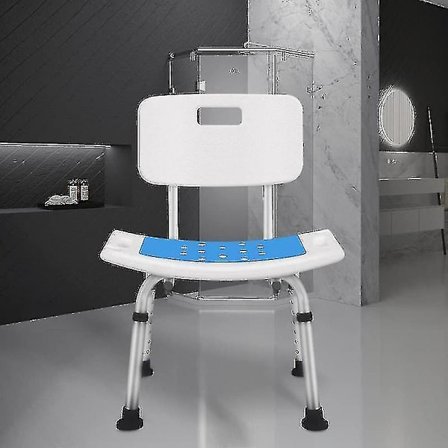Dusjstol for baderom Duschstol Vintage sammenleggbar badstol Selvklebende anti-skli varm sitteunderlag (bare underlag)