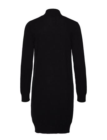 Pocket Long Cardigan Stickad Tröja Cardigan Svart Davida Cashmere