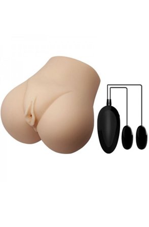 Kjøp Crazy Bull Realistic Experiens Vibrating Vagina & Anal - Sexdokke | God pris