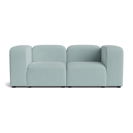 Milo 2 personers sofa - Lincoln Pastel Blå - 200x100x72 - Sofa, 2 personers sofa