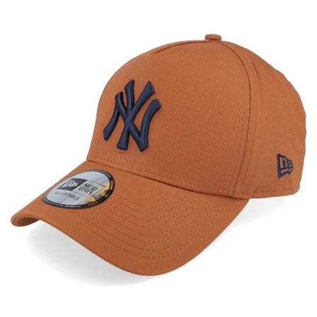 New Era - MLB Bruin adjustable Cap - New York Yankees League Essential Brown A-frame Adjustable @ Hatstore