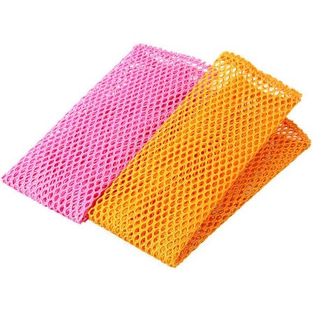 2 stk. Opvaskeklude i Net - Hurtigtørrende Vaskeklude Poly, ZQKLA