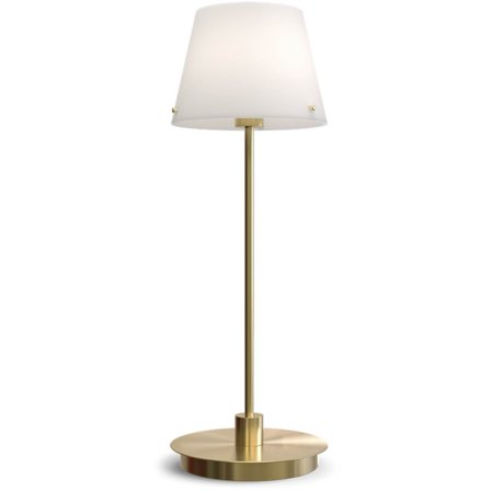 Herstal - Bordlampe Gil il Grande satin Messing