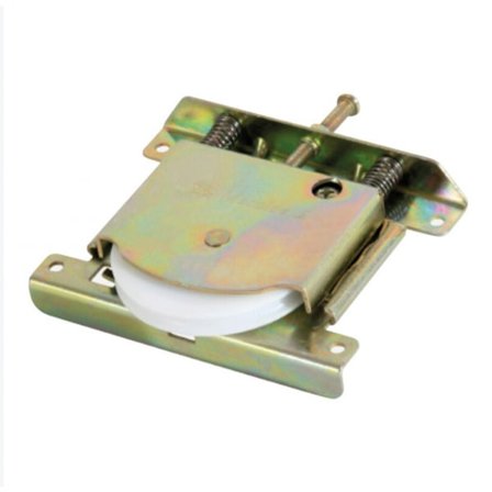 Skjutdörrsrulle för skåp - Belastning per dörrblad: 100 kg - Utförande: Rulle med