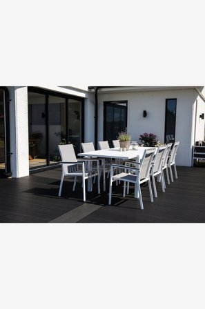 Venture Home - Marbella, matbord - Vit - Matbord utomhus - Från Homeroom