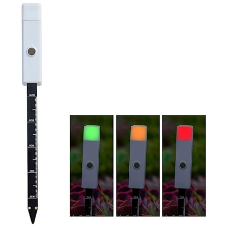 Jordfugtighedsmåler til indendørs planter - Jordfugtighedsmåler til pleje af indendørs planter - Jordtester - Plantevandingsmåler - Øjeblikkelig 