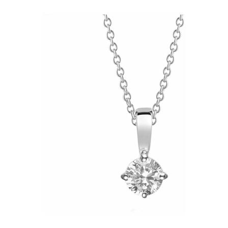 Sif Jakobs, Necklace Princess Round Grijs, Dames, Maat:ONE Size,Zilver