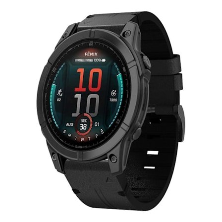 Läderarmband för Garmin Fenix 8 MIP 51mm [db]
