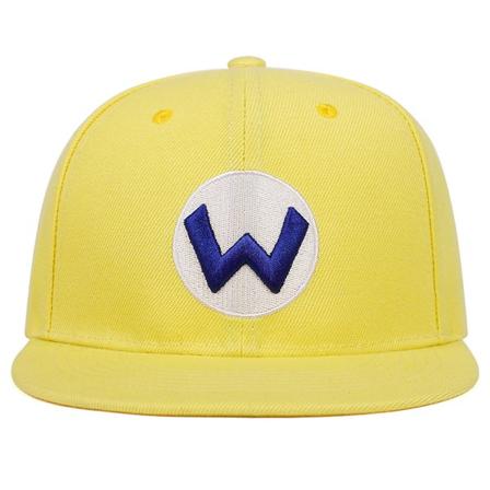 Hip Hop Mario Baseball Cap Tecknad Casual Hat Sommarmode Broderade bokstäver Solskydd Solhatt