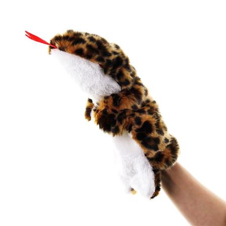 En (slange, højde 25 cm) Børns hånddukke, Deluxe plys hånddukke