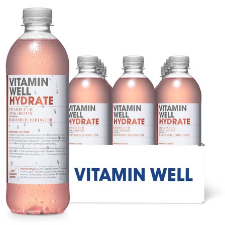 VITAMIN WELL Dryck Hydrate 50cl - Lyreco - Kök och servering - Dryck - Drickor