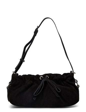 Veneda Suede Black Skulderveske Veske Svart Nunoo*Betinget Tilbud