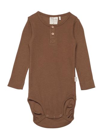 Samu Body Bodies Long-sleeved Ruskea Ma-ia Family
