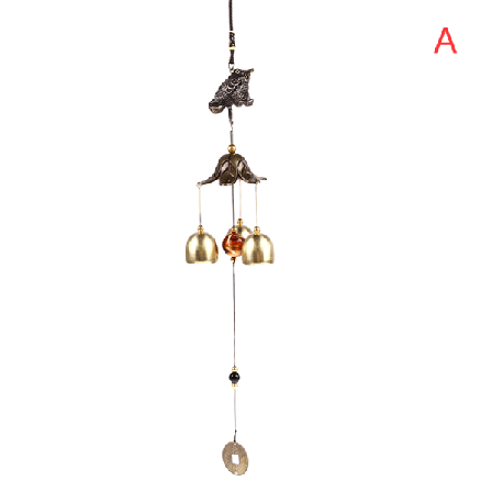 1st Antik Wind Chime Koppar Yard Trädgård Hem Vägghängande De