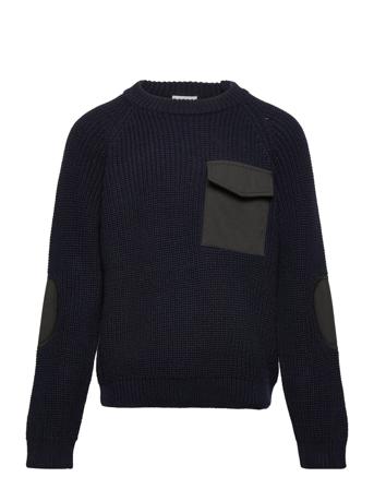 Tndymo Knit Pullover Pullover Striktrøje Sort The New