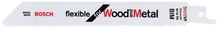 Bosch Flexible for Wood and Metal Tigersågblad 225 mm, 5-pack, Såga