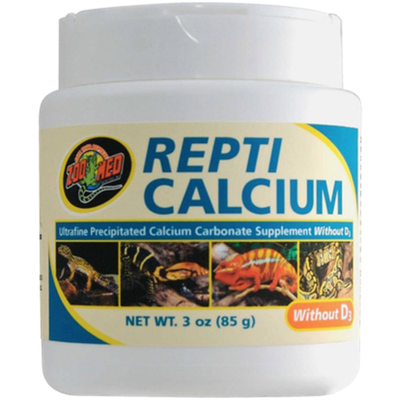 ZOO Med - Repti Calcium uten D3 85g - Reptil - Reptilpleie og kosttilskudd - Kosttilskudd og reptilvitaminer - ZOO.no