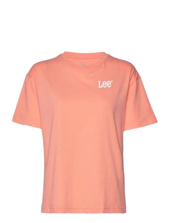 Relaxed Crew Tee Coral Lee Jeans